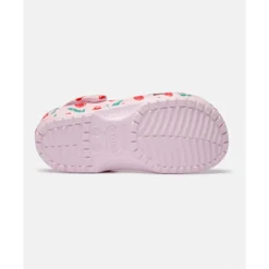 Discount Crocs Womens Classic Graphic Clog Pink