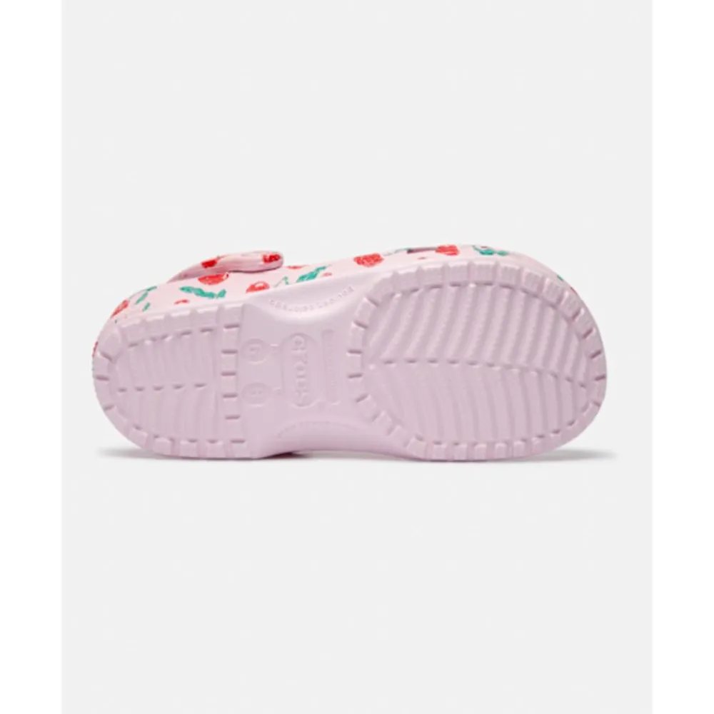 Discount Crocs Womens Classic Graphic Clog Pink