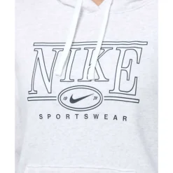 Clearance Nike Womens Club Fleece Hoodie Grey