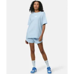Clearance Nike Womens Club Swoosh T-Shirt Blue