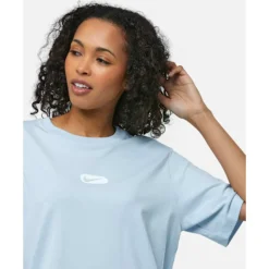 Clearance Nike Womens Club Swoosh T-Shirt Blue