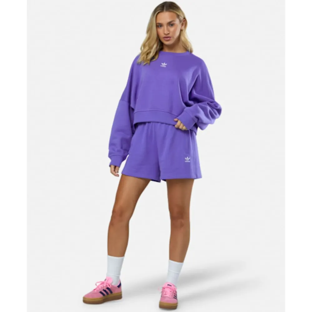 New adidas Originals Womens Essential Shorts Blue