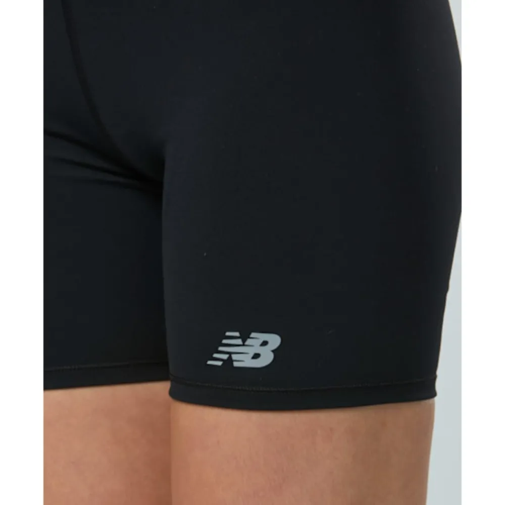 Clearance New Balance Womens Essentials 6 Inch Bike Shorts Green