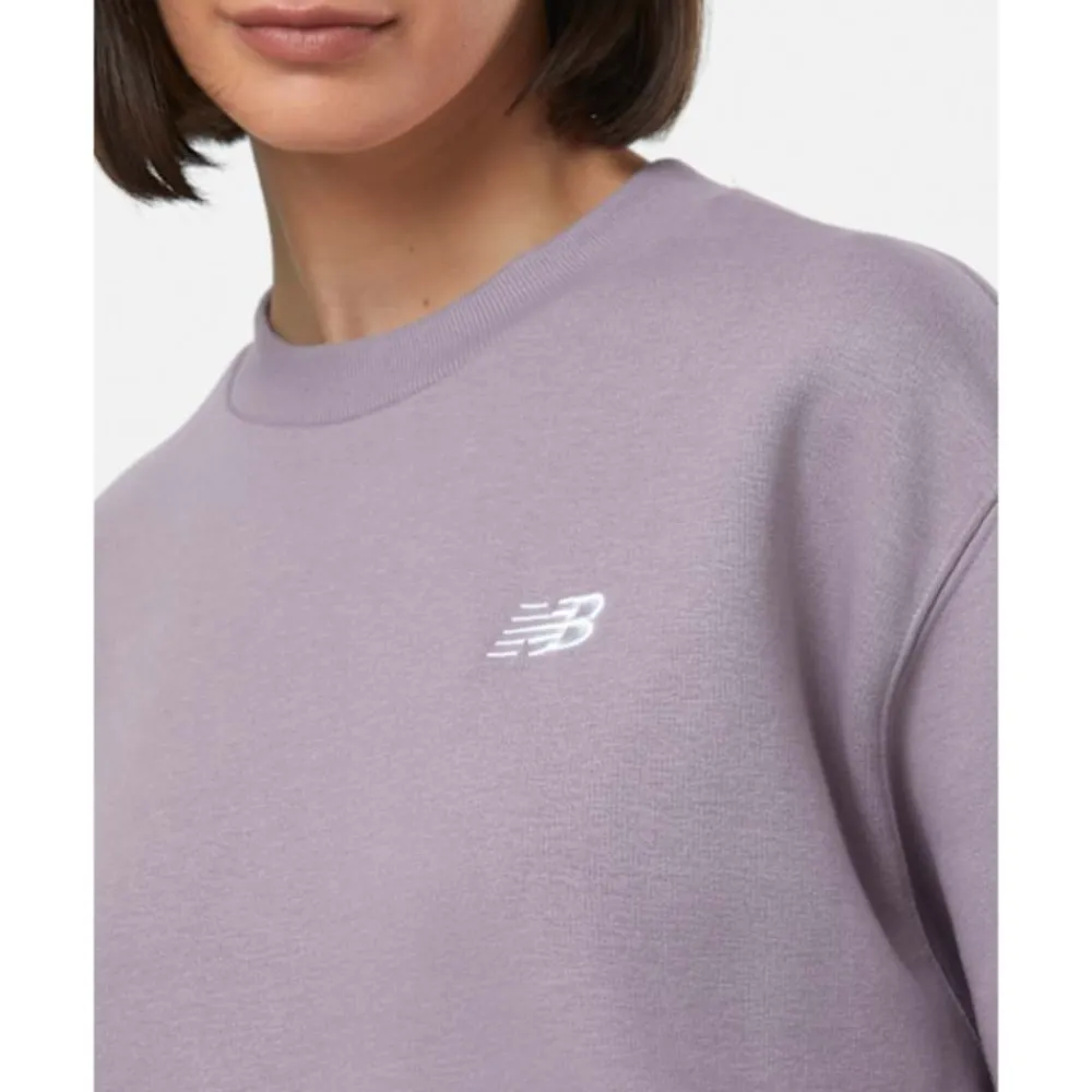 Clearance New Balance Womens Essentials Crew Neck Sweatshirt Purple