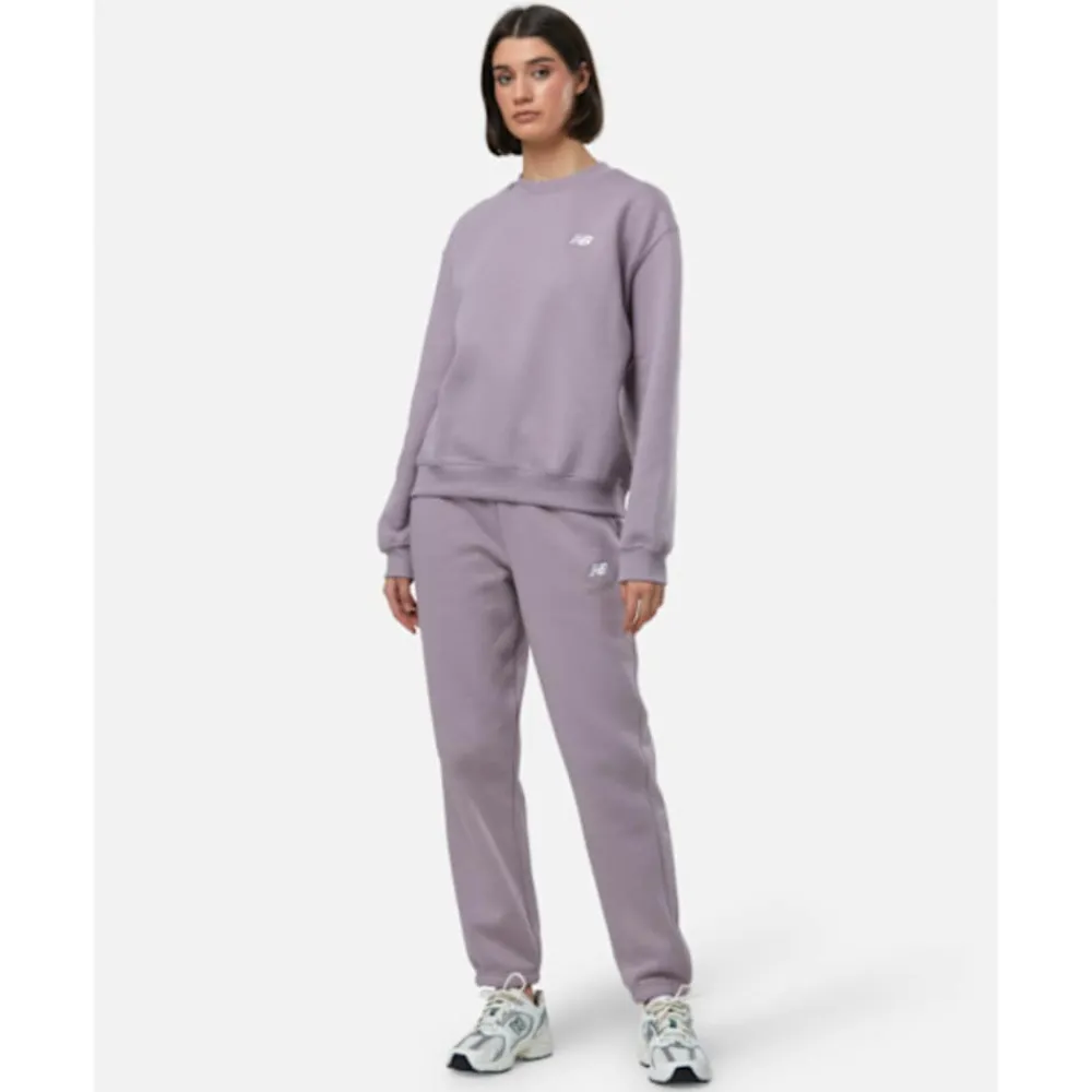 Clearance New Balance Womens Essentials Crew Neck Sweatshirt Purple