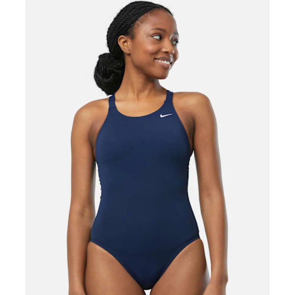 Fashion Nike Womens Fastback Swimsuit Navy
