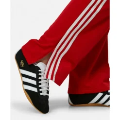 Hot adidas Originals Womens Firebird Slim Track Pants Red