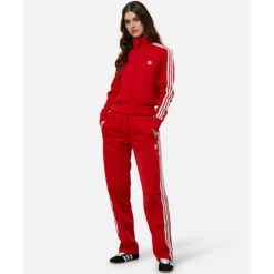 Hot adidas Originals Womens Firebird Slim Track Pants Red