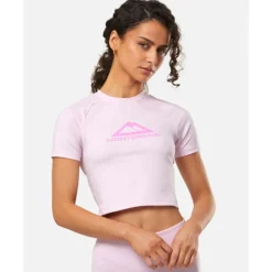 Discount Monterrain Womens Glide Cropped T-Shirt Pink