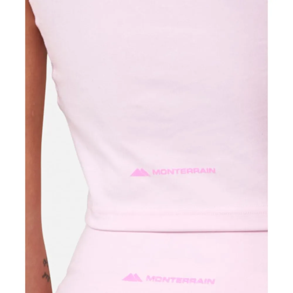 Discount Monterrain Womens Glide Cropped T-Shirt Pink
