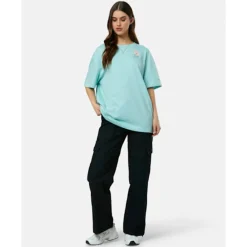 Hot Columbia Womens Graphic Oversized T-Shirt Blue
