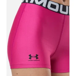 Fashion Under Armour Womens HeatGear Bike Shorts Pink