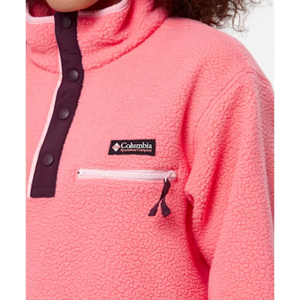 Online Columbia Womens Helvetia Half Snap Top Pink