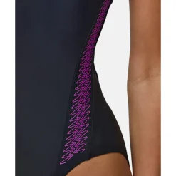 Outlet Speedo Womens Hyperboom Splice Racerback Swimsuit Black