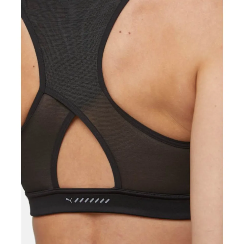 Clearance Puma Womens Hyrox 4Keeps Medium Support Sports Bra Black