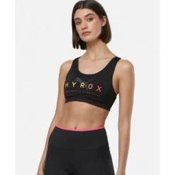 Clearance Puma Womens Hyrox 4Keeps Medium Support Sports Bra Black
