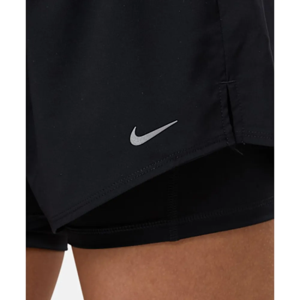 Fashion Nike Womens 2-in-1 3 Inch Shorts Black