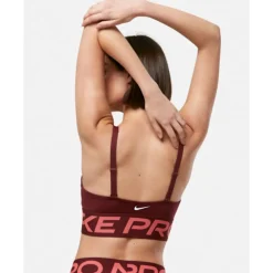 Best Nike Womens Indy Plunge Medium Support Sports Bra Red