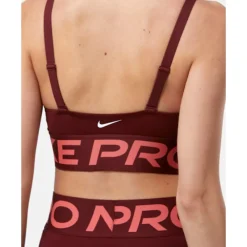 Best Nike Womens Indy Plunge Medium Support Sports Bra Red
