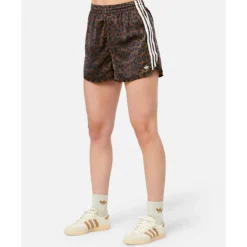 New adidas Originals Womens Leopard Print Shorts Assorted
