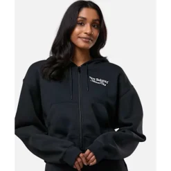 Fashion New Balance Womens Linear Heritage Full Zip Hoodie Black