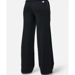 Hot New Balance Womens Linear Heritage Wide Leg Joggers Black