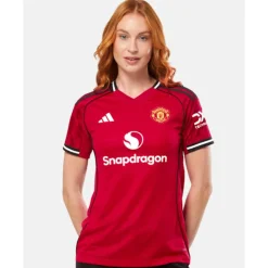 Best adidas Womens Manchester United 25/26 Home Jersey Red