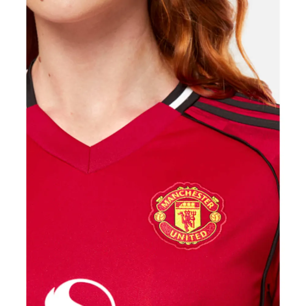 Best adidas Womens Manchester United 25/26 Home Jersey Red