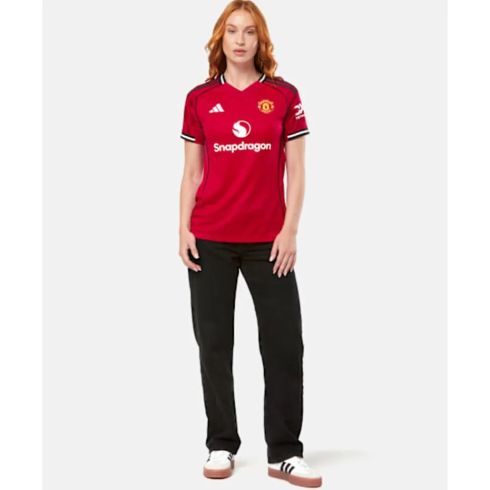 Best adidas Womens Manchester United 25/26 Home Jersey Red