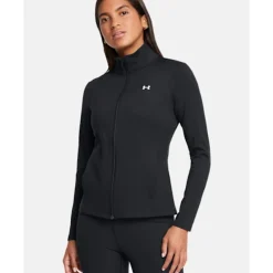 New Under Armour Womens Motion Track Top Black