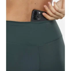 New Nike Womens One 7/8 Leggings Green