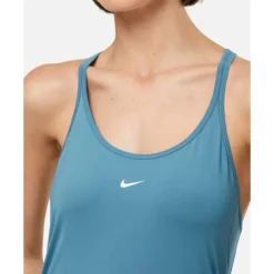 New Nike Womens One Classic Strappy Tank Top Blue
