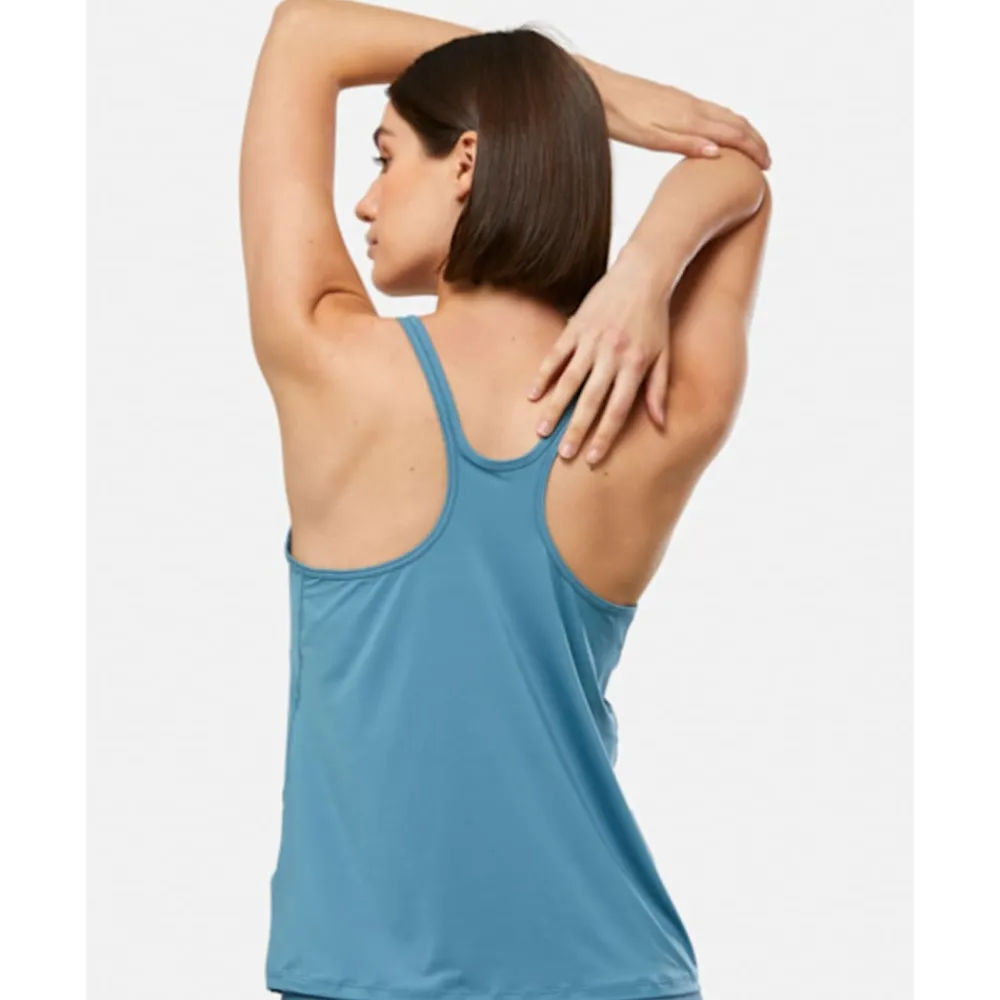 New Nike Womens One Classic Strappy Tank Top Blue