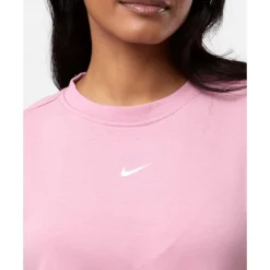 Hot Nike Womens One Crew Neck Sweatshirt Pink