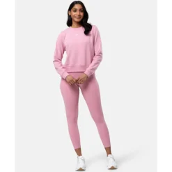 Hot Nike Womens One Crew Neck Sweatshirt Pink