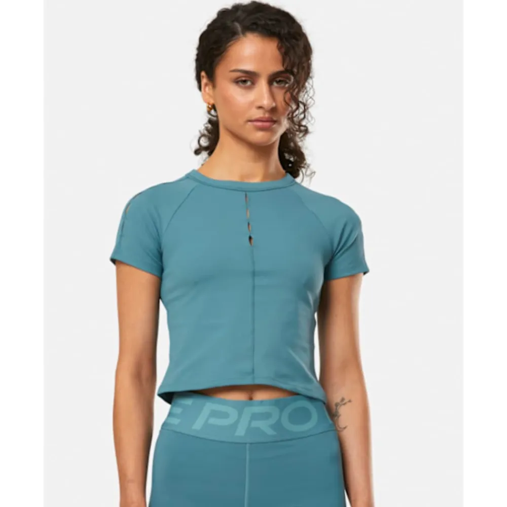 Outlet Nike Womens One Fitted T-Shirt Blue
