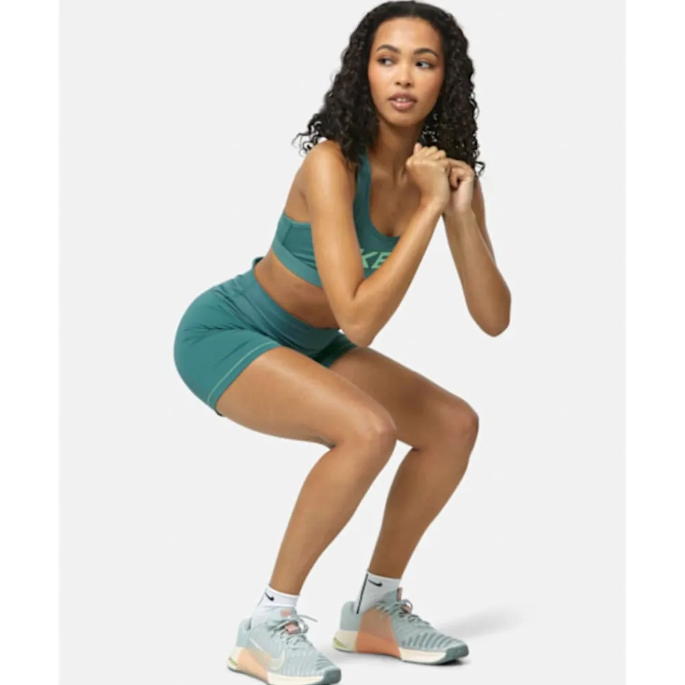 Hot Nike Womens One Rib 5 Inch Shorts Green