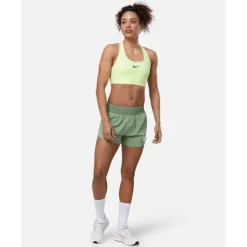 Best Nike Womens One Swoosh Shorts Green