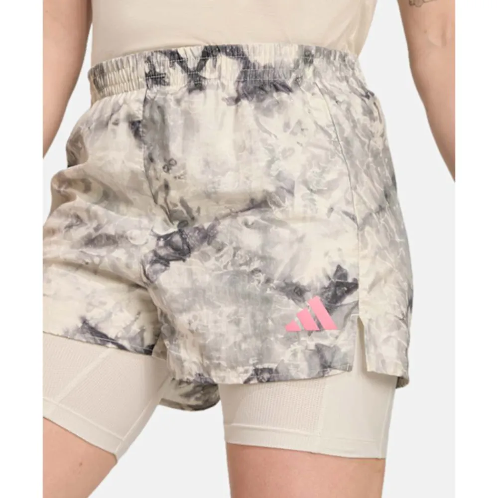Fashion adidas Originals Womens Own The Run 2 in 1 Shorts Grey