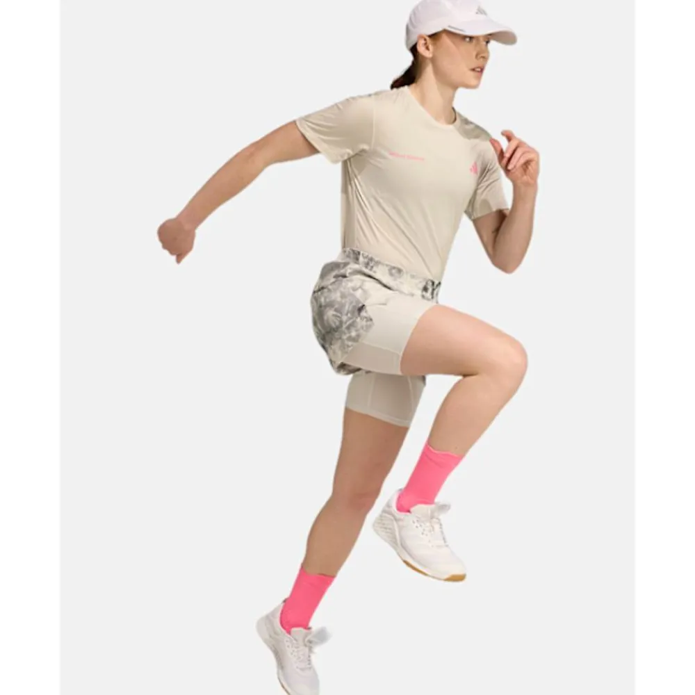Fashion adidas Originals Womens Own The Run 2 in 1 Shorts Grey