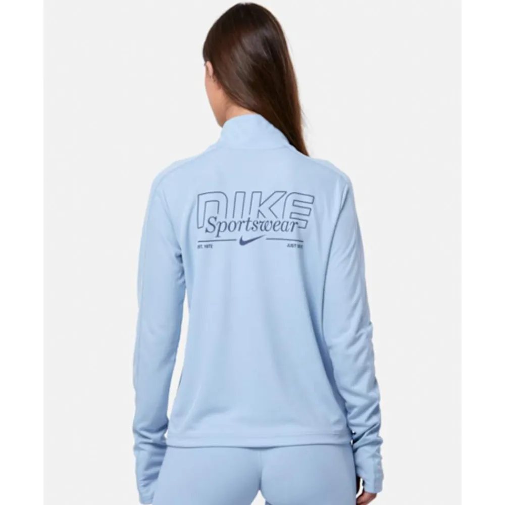 Outlet Nike Womens Pacer Half Zip Top Blue