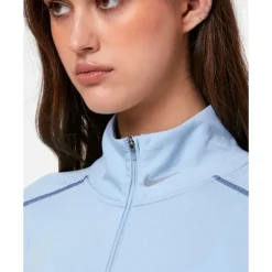 Outlet Nike Womens Pacer Half Zip Top Blue