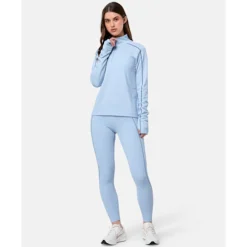 Outlet Nike Womens Pacer Half Zip Top Blue