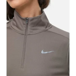 Discount Nike Womens Pacer Half Zip Top Brown