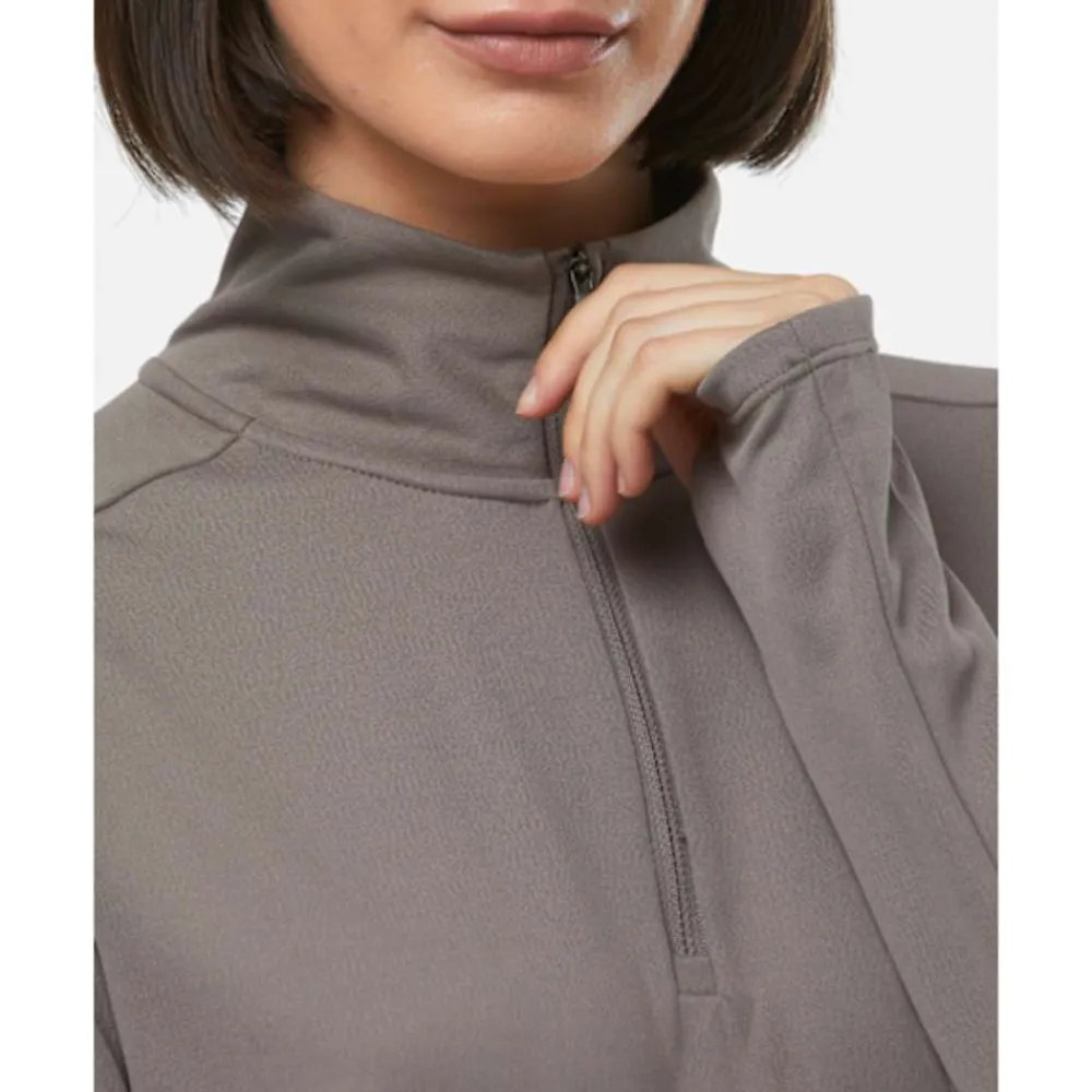 Discount Nike Womens Pacer Half Zip Top Brown