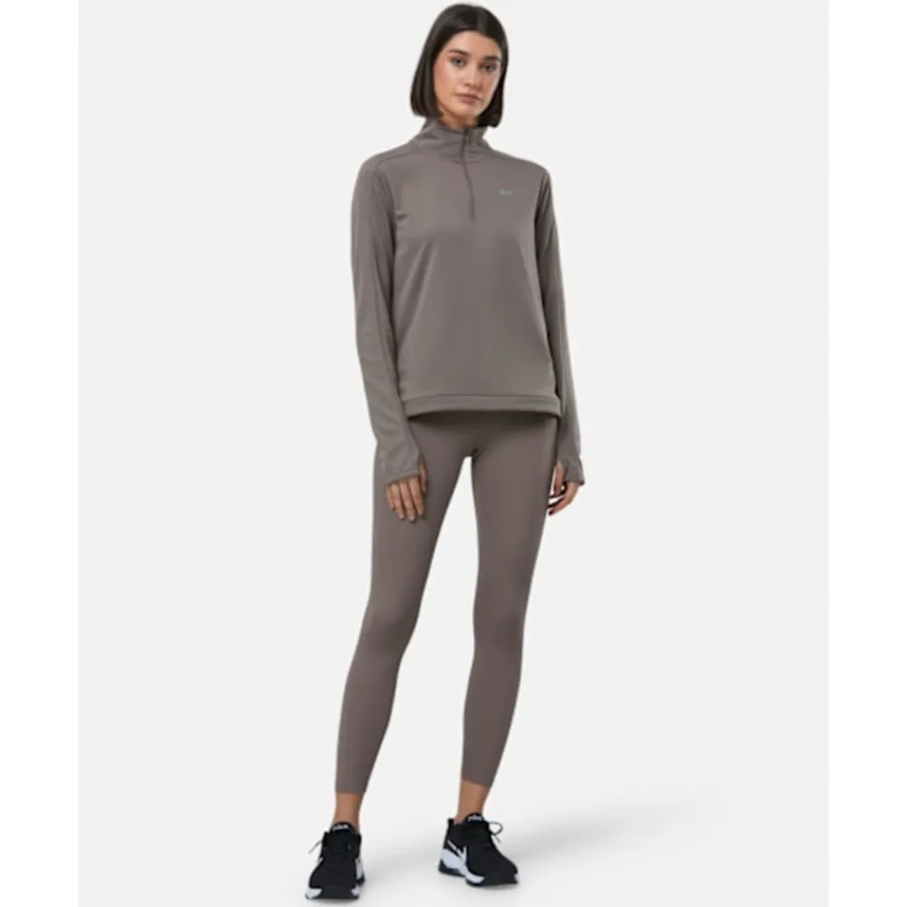 Discount Nike Womens Pacer Half Zip Top Brown