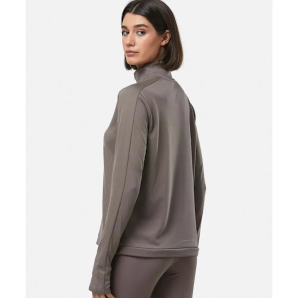 Discount Nike Womens Pacer Half Zip Top Brown