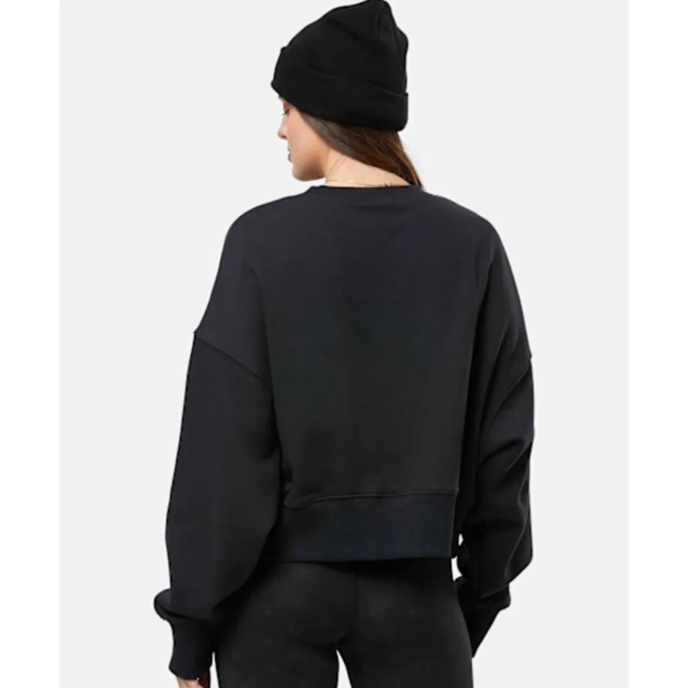 Best Nike Womens Phoenix Fleece Crew Neck Sweatshirt Black