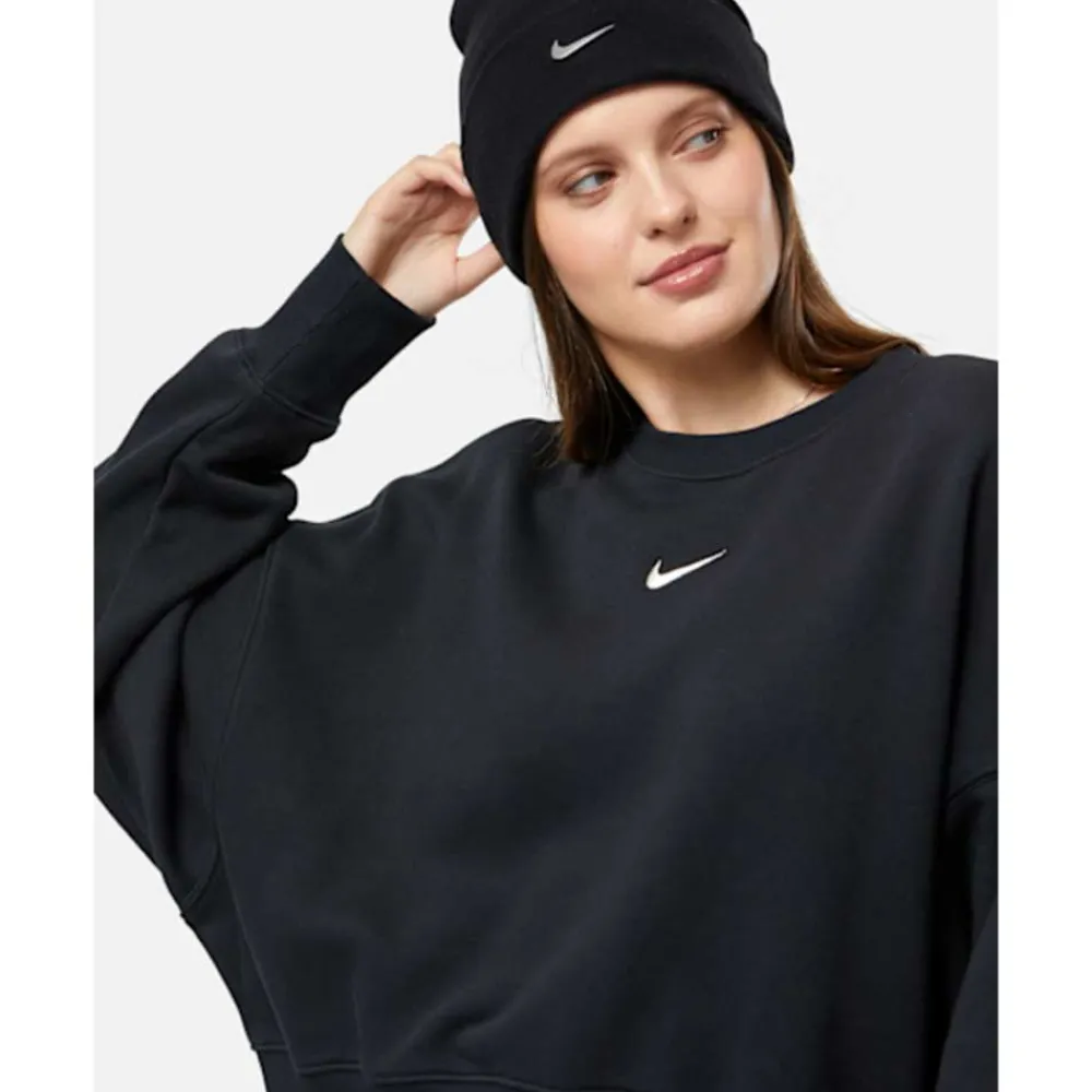 Best Nike Womens Phoenix Fleece Crew Neck Sweatshirt Black