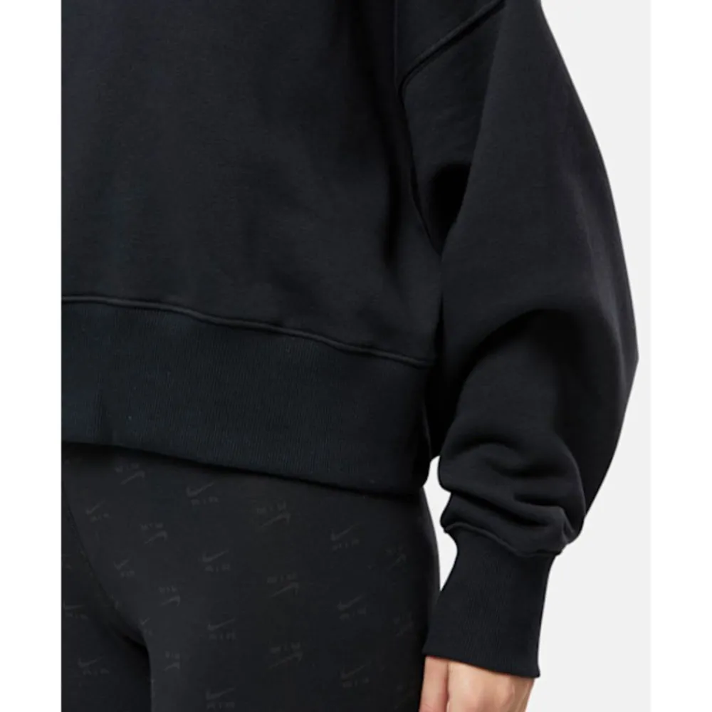 Best Nike Womens Phoenix Fleece Crew Neck Sweatshirt Black
